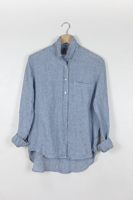 Ellen - blue mini check