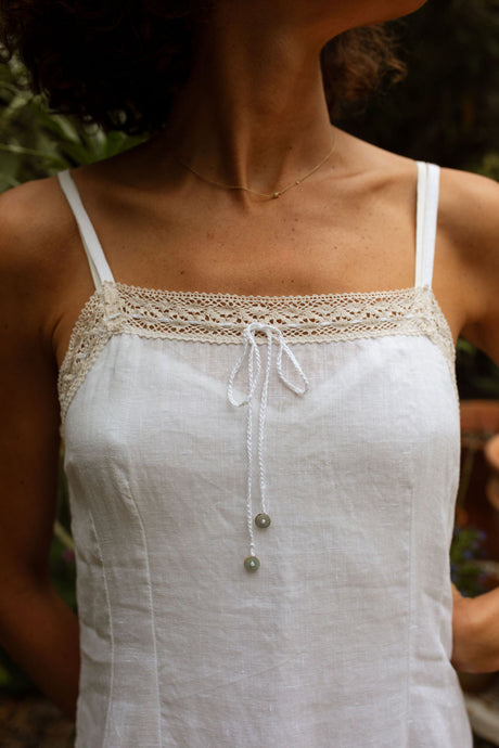 Emily- linen/lace