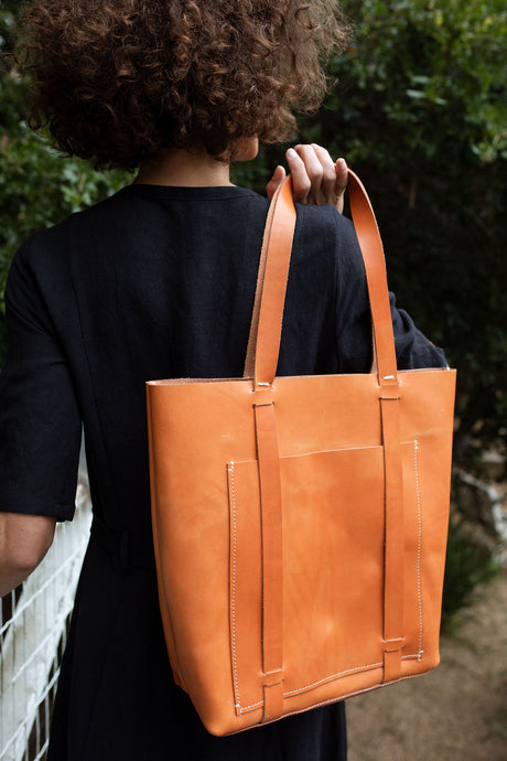 Gemma - leather tote